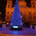 Christmas Market in front of St Stephens Basilica