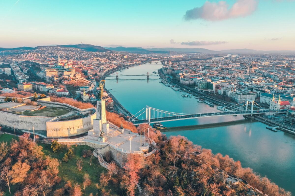 Budapest aerial view