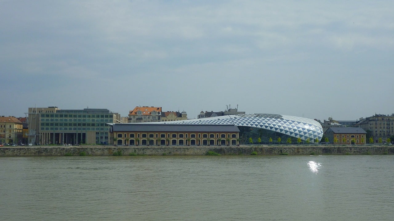 The Whale shaped building in Budapest