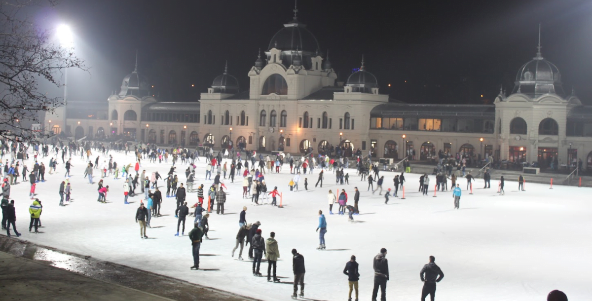 ice skating in budapest