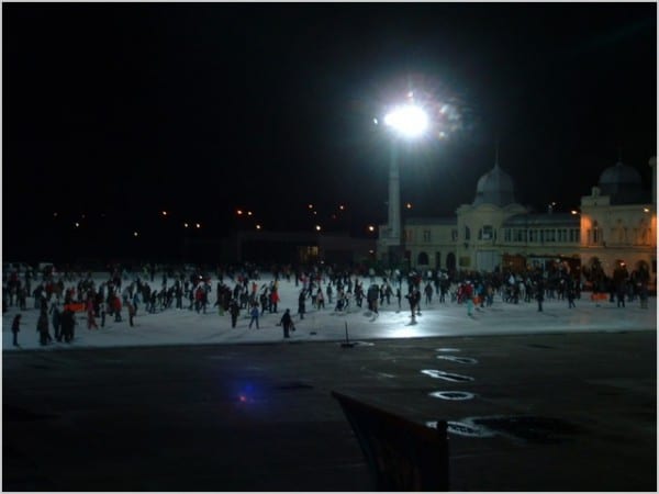 City Park ice rink opened today!