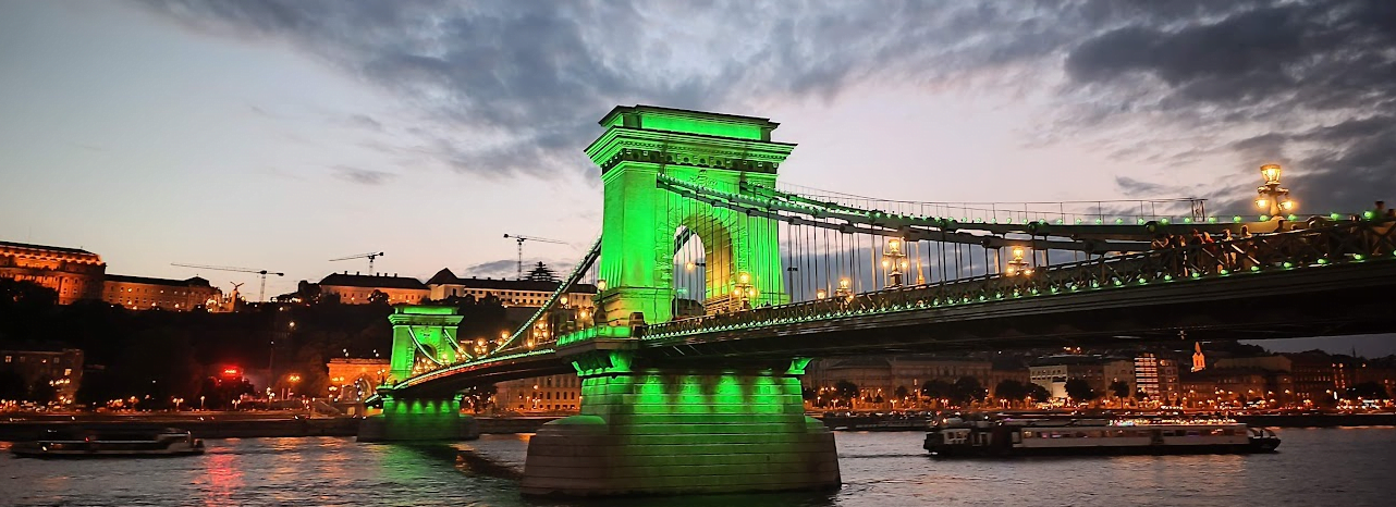 New Chain Bridge in Budapest