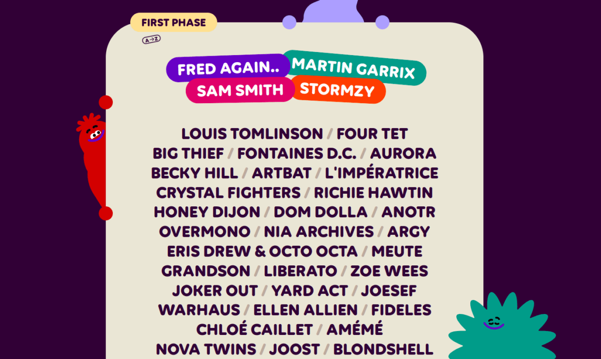 Arists coming to Sziget 2024