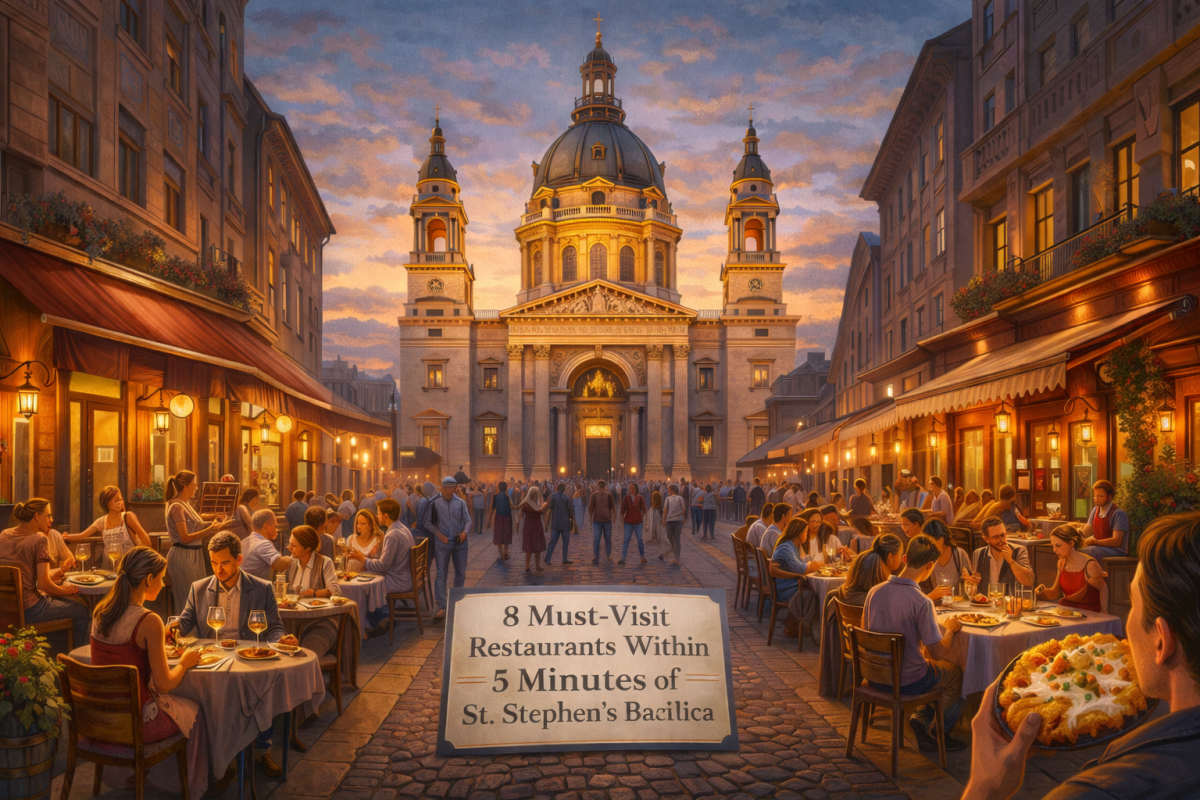 8 Must-Visit Restaurants Within 5 Minutes of St. Stephen’s Basilica
